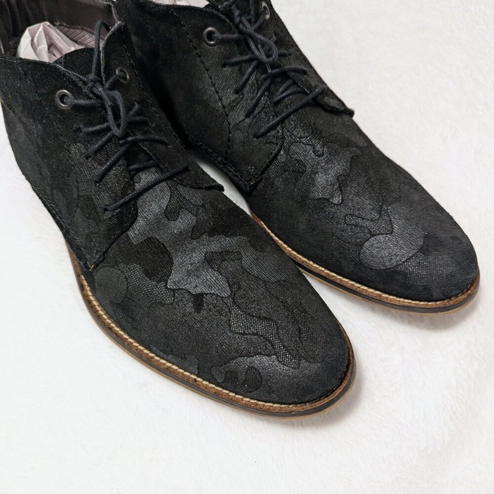 STEVE MADDEN Commander Camo Leather Oxford 10 US Lace-Up High Top Ankle - Picture 7 of 11